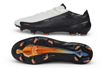 Adidas F50 Elite FG Firm Ground Soccer Cleats - White/Core Black/Solar Orange