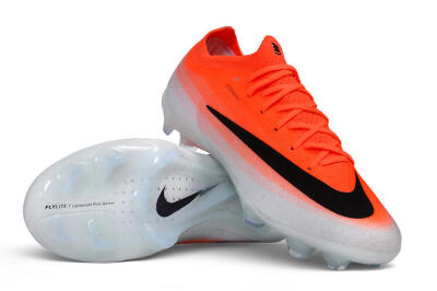 Nike Air Zoom Mercurial Vapor 17 Elite FG Firm Ground Soccer Cleats - Orange/Bright Crimson/White