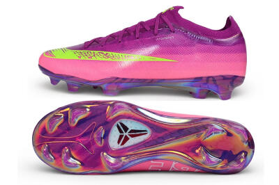 Nike Air Zoom Mercurial Vapor 17 Elite FG Firm Ground Soccer Cleats - Purple/Berry Purple/Volt Green