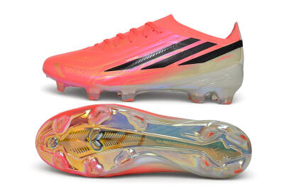 Adidas F50 Hyperfast Elite FG Firm Ground Soccer Cleats - Pink/Solar Pink/Lucid Lemon