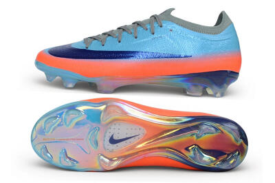 Nike Air Zoom Mercurial Vapor 17 Elite FG Firm Ground Soccer Cleats - Blue/Clear Blue/Bright Crimson