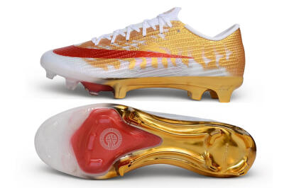 Nike Air Zoom Mercurial Superfly 11 Elite FG Firm Ground Soccer Cleats - Gold/Metallic Gold/Bright Crimson