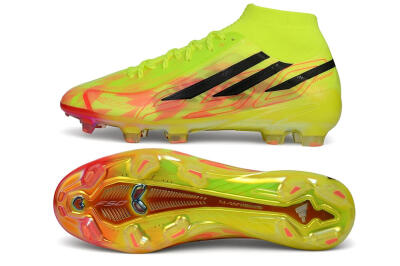 Adidas F50 Hyperfast Elite Laceless FG Firm Ground Soccer Cleats - Yellow/Solar Yellow/Black