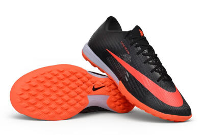 Nike Air Zoom Mercurial Superfly 11 Elite TF Artificial Turf Soccer Shoes - Black/Black/Bright Crimson