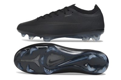Nike Air Zoom Mercurial Vapor 17 Elite FG Firm Ground Soccer Cleats - Black/Triple Black/Matte Black