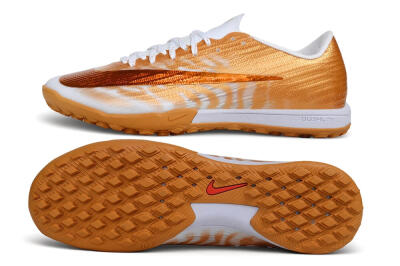 Nike Air Zoom Mercurial Superfly 11 Elite TF Artificial Turf Soccer Shoes - Gold/Metallic Gold/White