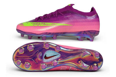 Nike Air Zoom Mercurial Vapor 17 Elite FG Firm Ground Soccer Cleats - Purple/Berry/Volt