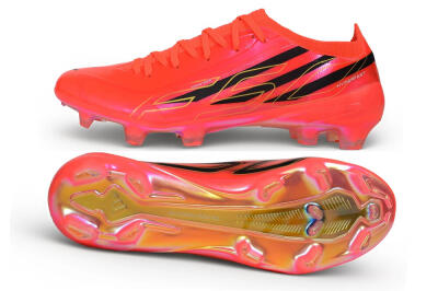 Adidas F50 Hyperfast Elite FG Firm Ground Soccer Cleats - Orange/Solar Red/Core Black
