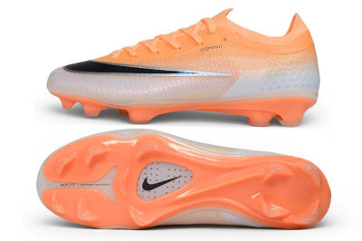 Nike Air Zoom Mercurial Vapor 17 Elite FG Firm Ground Soccer Cleats - Orange/Sunset Orange/Pearl White
