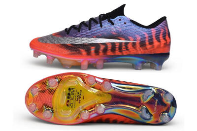 Nike Air Zoom Mercurial Superfly 11 Elite AG Artificial Grass Soccer Cleats - Orange/Sunset Orange/Iridescent Purple