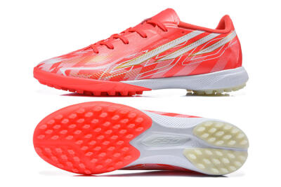 Adidas F50 Pro TF Artificial Turf Soccer Shoes - Red/Solar Red/White