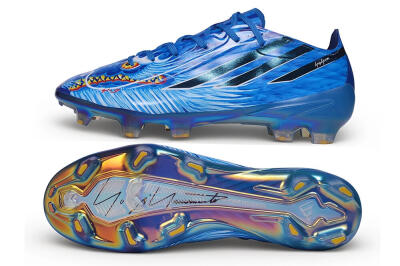 Adidas F50 Hyperfast Elite FG Firm Ground Soccer Cleats - Blue/Royal Blue/Iridescent Metallic