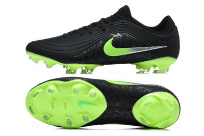 Nike Tiempo Legend 11 Elite FG Firm Ground Soccer Cleats - Black/Black/Electric Green
