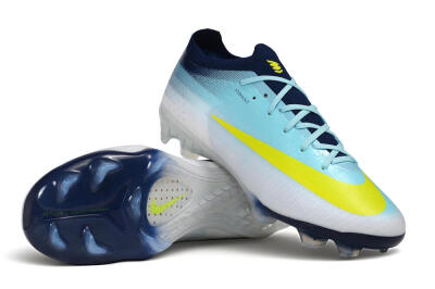 Nike Air Zoom Mercurial Vapor 17 Elite FG Firm Ground Soccer Cleats - Blue/Baltic Blue/Volt