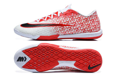 Nike Air Zoom Mercurial Superfly 11 Elite IC Indoor & Futsal Soccer Shoes - White/White/University Red