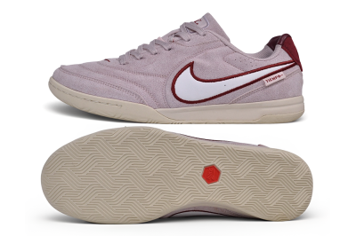 Nike Tiempo Streetgato Prm IC Indoor & Futsal Soccer Shoes - Purple/Dusty Purple/Deep Burgundy