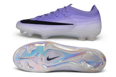 Nike Air Zoom Mercurial Vapor 17 Elite FG Firm Ground Soccer Cleats - Purple/Light Purple/Iridescent White