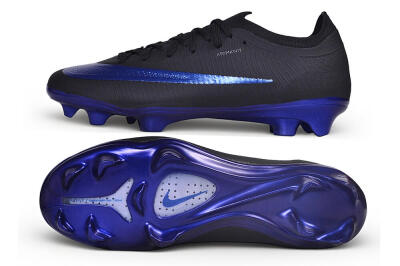 Nike Air Zoom Mercurial Vapor 17 Elite FG Firm Ground Soccer Cleats - Black/Black/Hyper Royal