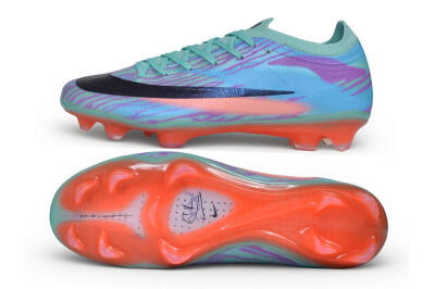 Nike Air Zoom Mercurial Vapor 17 Elite FG Firm Ground Soccer Cleats - Blue/Turquoise/Bright Crimson