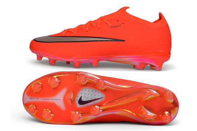 Nike Air Zoom Mercurial Vapor 17 Elite AG Artificial Grass Soccer Cleats - Orange/Bright Crimson/Metallic Copper
