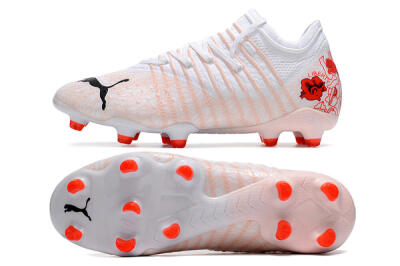 Puma Future Z 1.4 Liberty FG Firm Ground Soccer Cleats - White/Pink/Red