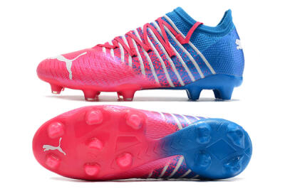 Puma Future Z 1.3 FG Firm Ground Soccer Cleats - Pink/Blue/White