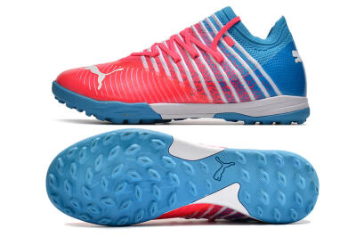 Puma Future Z 1.3 Instinct TF Artificial Turf Soccer Shoes - Pink/Blue/White