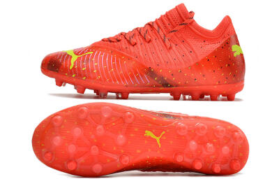 Puma Future Z 1.3 Instinct MG Multi Ground Soccer Cleats - Orange/Yellow/Black