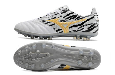 Mizuno Morelia Neo AG Artificial Grass Soccer Cleats - White/Black