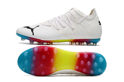 Puma Future Z 1.3 Instinct MG Multi Ground Soccer Cleats - White/Black