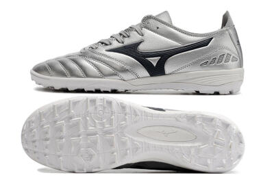 Mizuno Morelia Neo 3 Pro TF Artificial Turf Soccer Shoes - Silver/Black