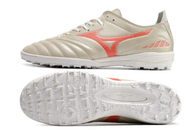 Mizuno Morelia Neo 3 Pro TF Artificial Turf Soccer Shoes - White/Red