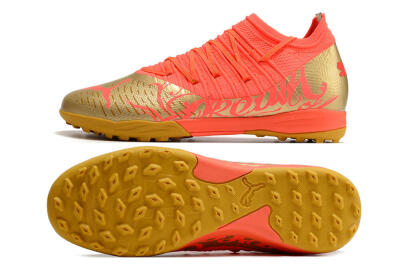 Puma Future Z 1.3 Instinct TF Artificial Turf Soccer Shoes - Red/Gold