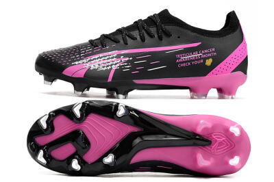 Puma Ultra Ultimate FG Firm Ground Soccer Cleats - Black/White/Pink