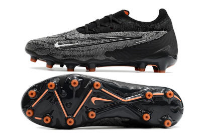 Nike Phantom GX Elite AG Artificial Grass Soccer Cleats - Black/Grey