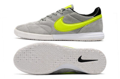 Nike Premier 2 Sala IC Indoor & Futsal Soccer Shoes - Grey/Green/Black