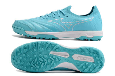 Mizuno Morelia Neo Sala β Japan TF Artificial Turf Soccer Shoes - Blue/White