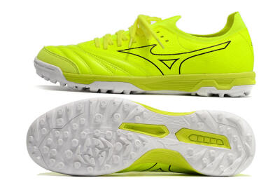 Mizuno Morelia Neo Sala β Japan TF Artificial Turf Soccer Shoes - Green/Black