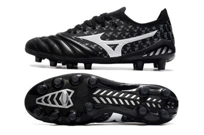 Mizuno Morelia Neo 3 Japan FG Firm Ground Soccer Cleats - Black/White