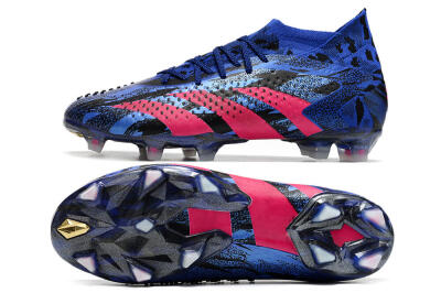 Adidas Predator Accuracy.1 Paul Pogba FG Firm Ground Soccer Cleats - Blue/Pink