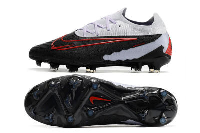 Nike Phantom GX Elite FG Firm Ground Soccer Cleats - Black/White/Red
