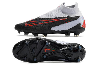 Nike Phantom GX Elite DF Link FG Firm Ground Soccer Cleats - Black/White/Red