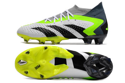 Adidas Predator Accuracy 23.1 FG Firm Ground Soccer Cleats - Grey/Green/Black