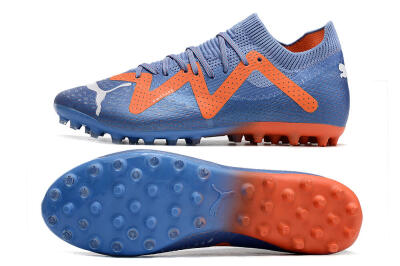 Puma Future Ultimate MG Multi Ground Soccer Cleats - Blue/Orange/White