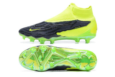 Nike Phantom GX Elite DF FG Firm Ground Soccer Cleats - Yellow/Black