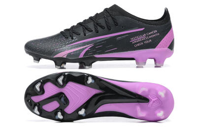 Puma Ultra Ultimate FG Firm Ground Soccer Cleats - Black/Purple