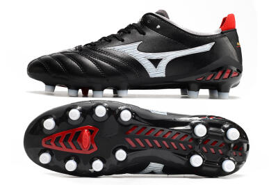 Mizuno Morelia Neo 3 Pro FG Firm Ground Soccer Cleats - Black/White/Red