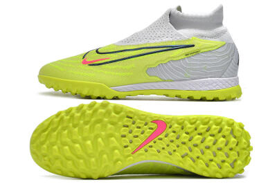 Nike Phantom GX Elite DF Link TF Artificial Turf Soccer Shoes - Green/Black/White
