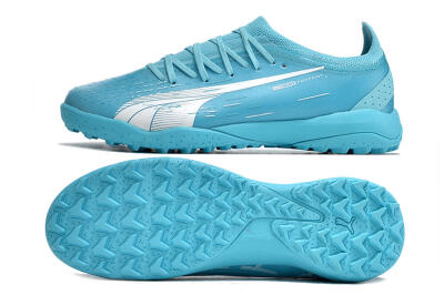 Puma Ultra Ultimate TF Artificial Turf Soccer Shoes - Blue/White