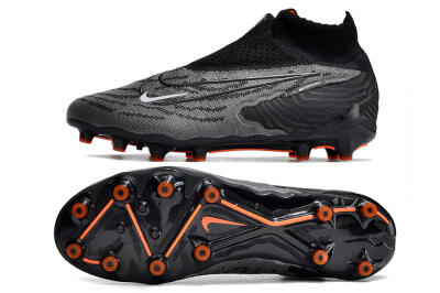 Nike Phantom GX Elite DF AG Artificial Grass Soccer Cleats - Black/Grey/White